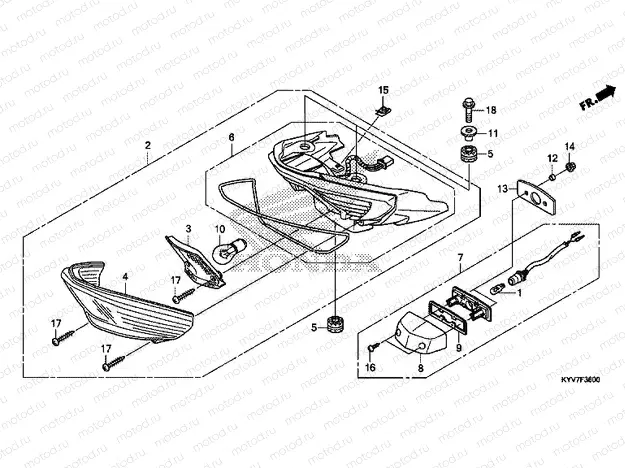 F-36 REAR LAMP