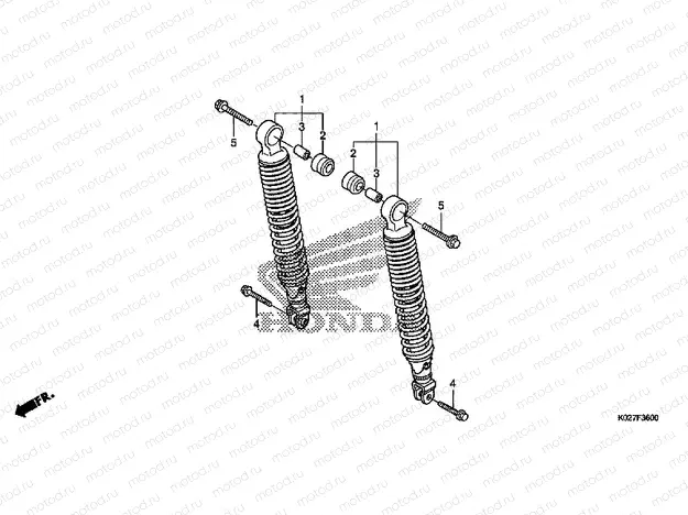 F-36 REAR SHOCK ABSORBER