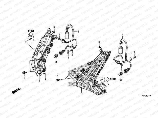 F-37-10 FRONT FLASHING