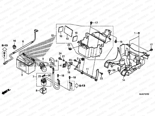 F-37-2 BATTERY (VT750S)