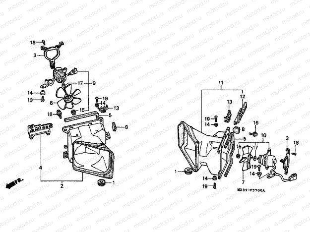 F-37 COOLING FAN