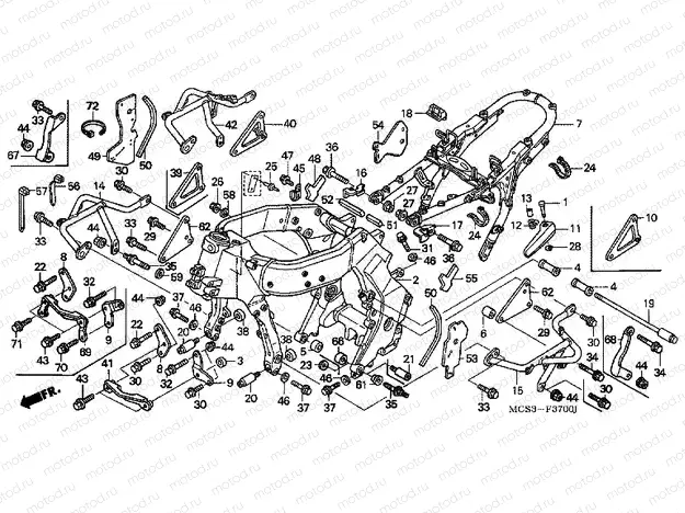 F-37 FRAME HOUSING