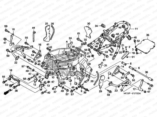 F-37 FRAME HOUSING