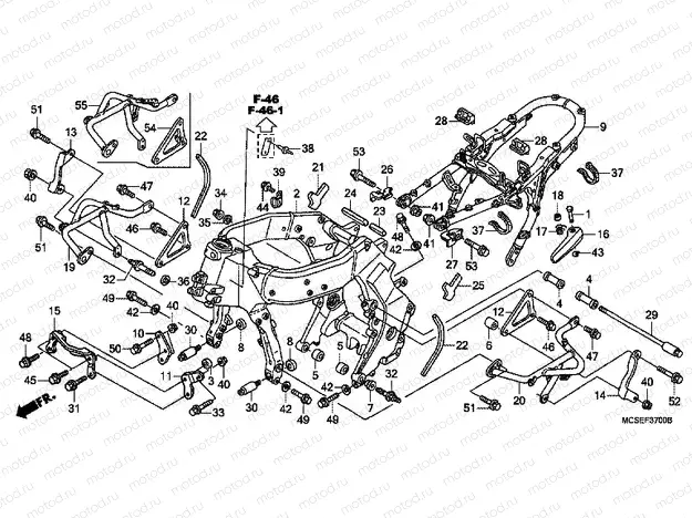 F-37 FRAME HOUSING