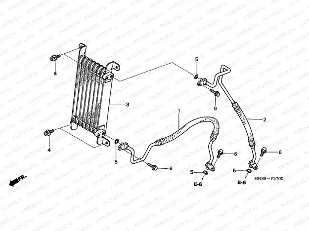 F-37 OIL COOLER