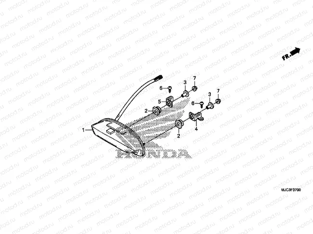 F-37 REAR LAMP