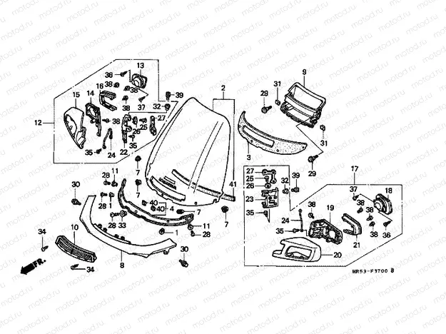 F-37 WINDSCREEN