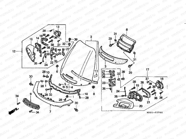 F-37 WINDSCREEN