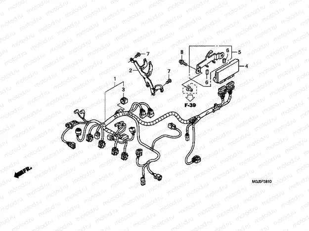 F-38-10 ADDITIONAL WIRING HARNESS
