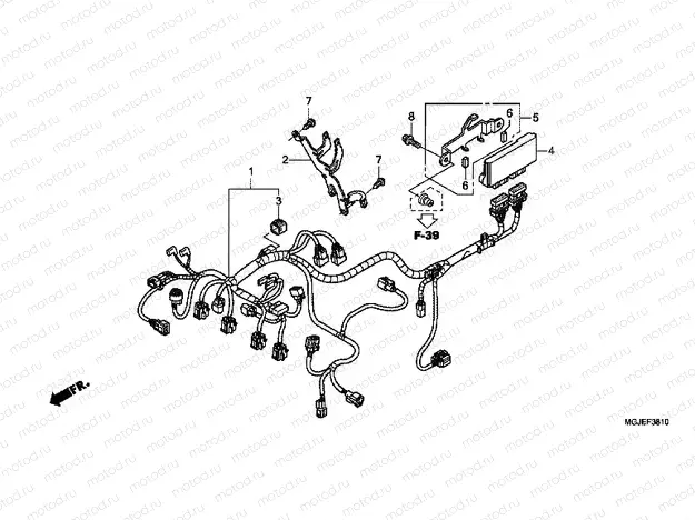 F-38-10 ADDITIONAL WIRING HARNESS