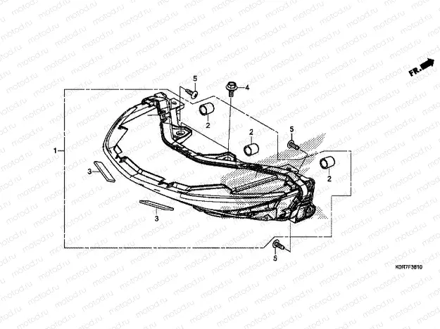 F-38-10 REAR COMBINATION LIGHT