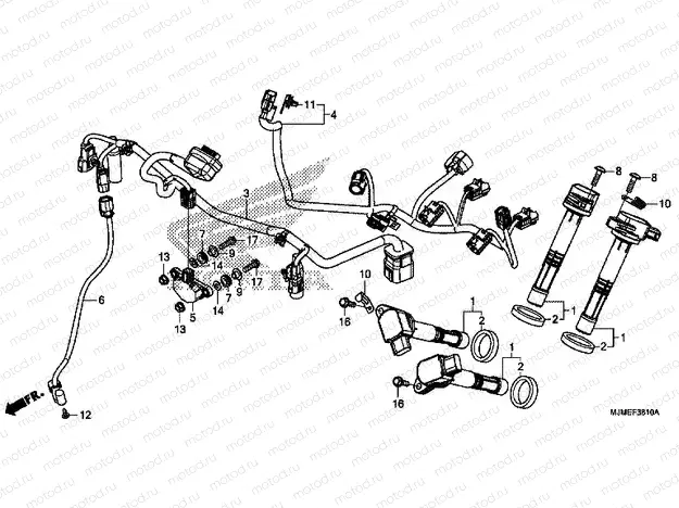 F-38-10 SUB HARNESS