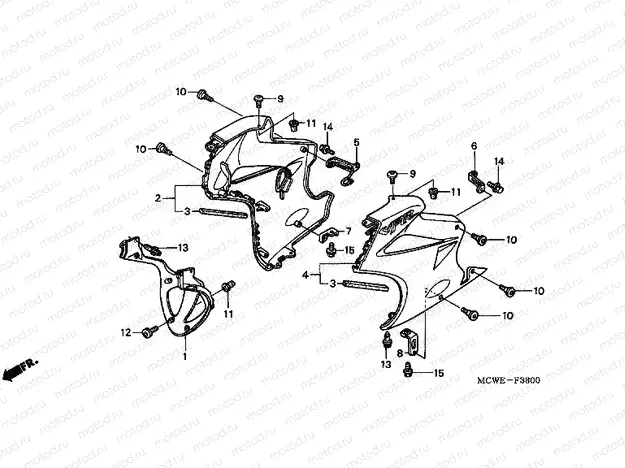 F-38 LOWER ENGINE