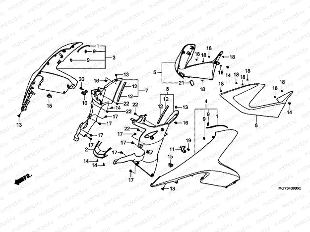 F-38 PAGE ENGINE HOUSING