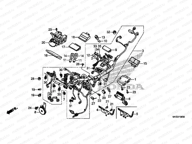 F-38 WIRE HARNESS