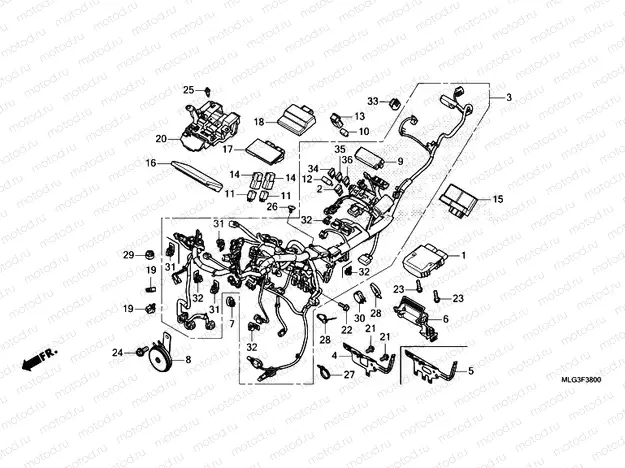 F-38 WIRE HARNESS