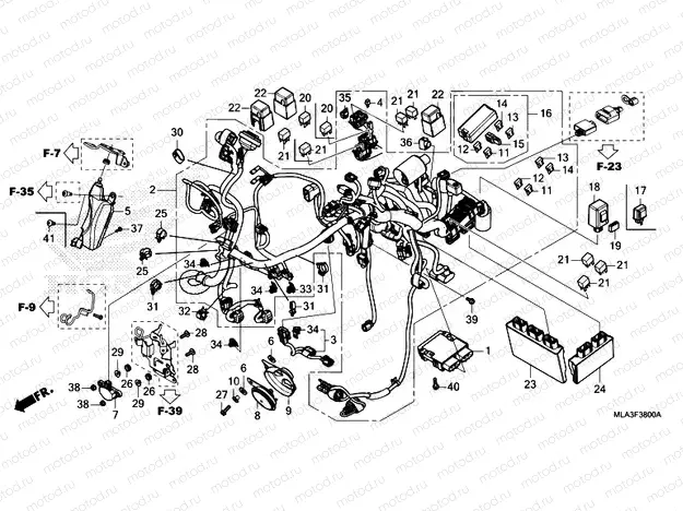F-38 WIRE HARNESS