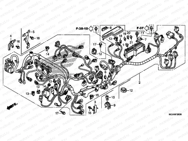 F-38 WIRE HARNESS