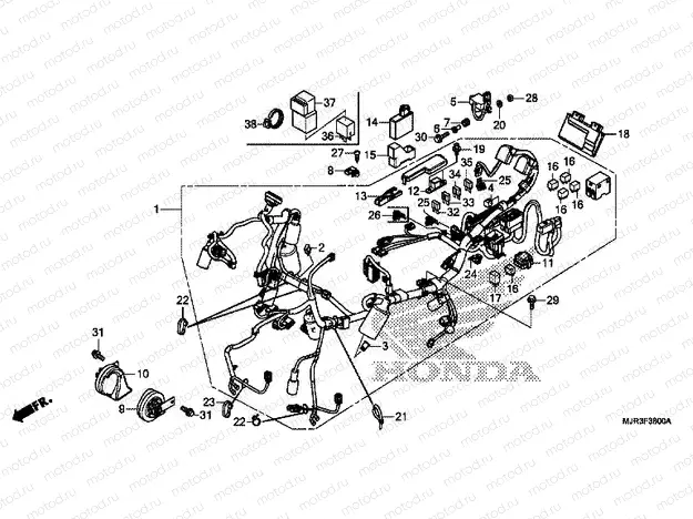 F-38 WIRE HARNESS