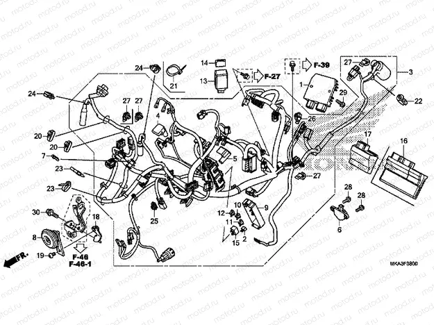 F-38 WIRE HARNESS