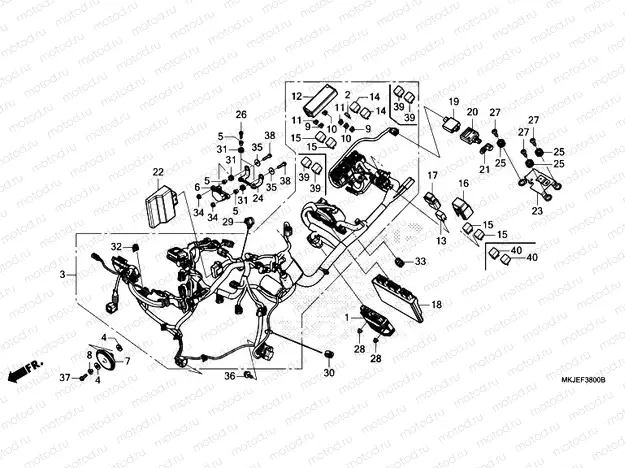 F-38 WIRE HARNESS