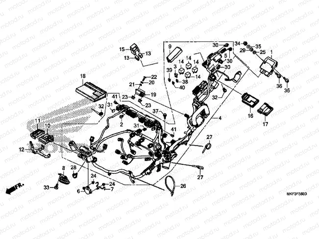F-38 WIRE HARNESS