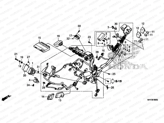F-38 WIRE HARNESS