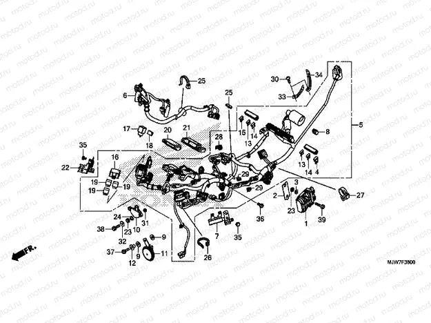 F-38 WIRE HARNESS