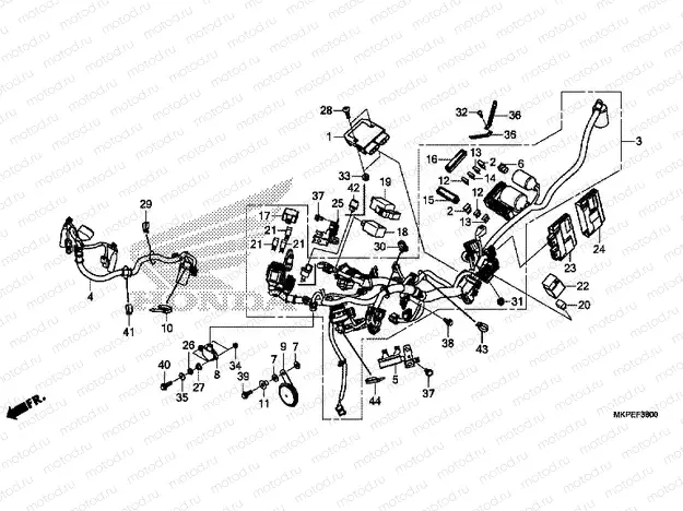 F-38 WIRE HARNESS