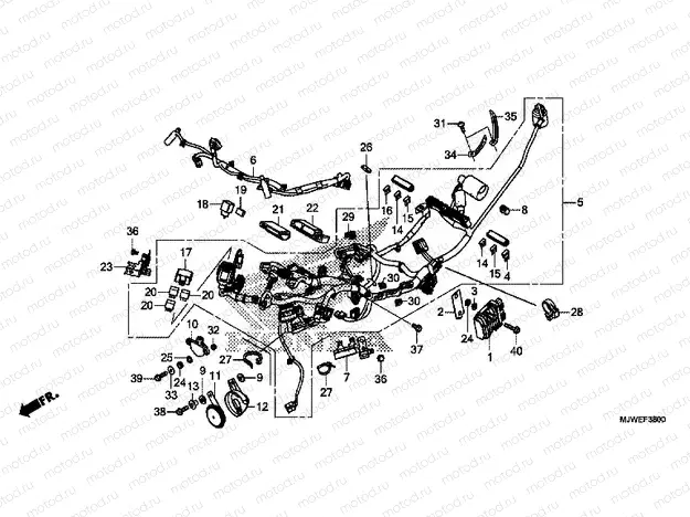 F-38 WIRE HARNESS