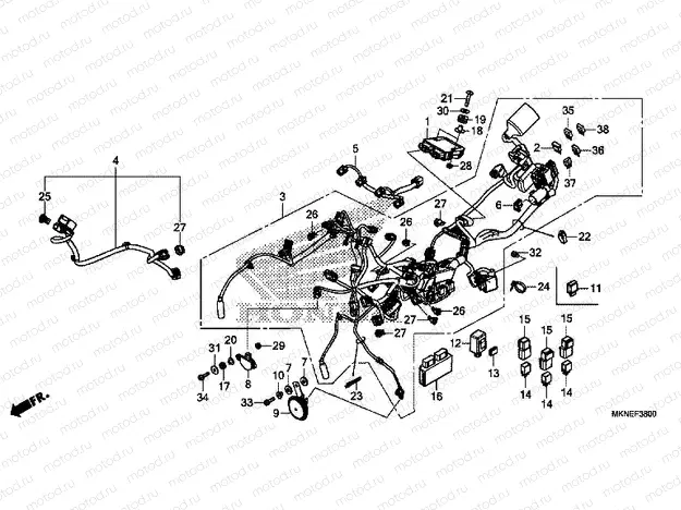 F-38 WIRE HARNESS