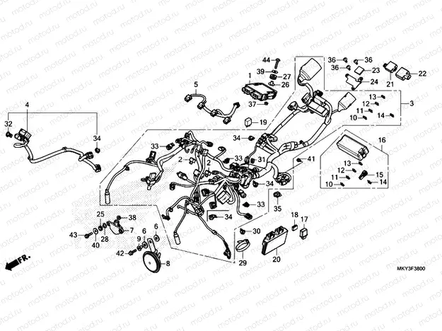 F-38 WIRE HARNESS