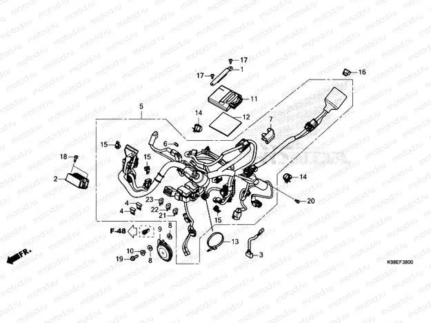 F-38 WIRE HARNESS