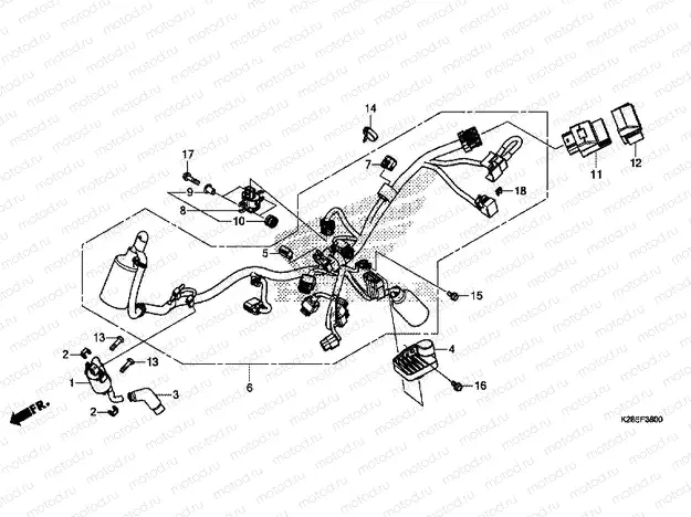 F-38 WIRE HARNESS