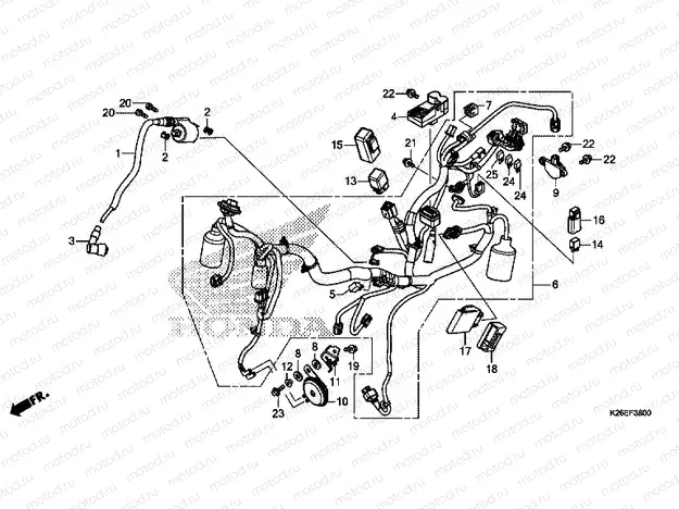 F-38 WIRE HARNESS