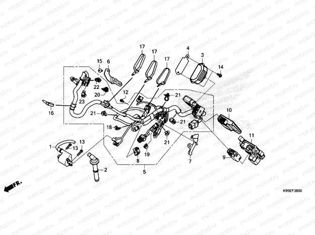 F-38 WIRE HARNESS