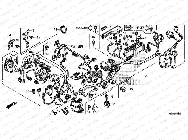 F-38 WIRING HARNESS