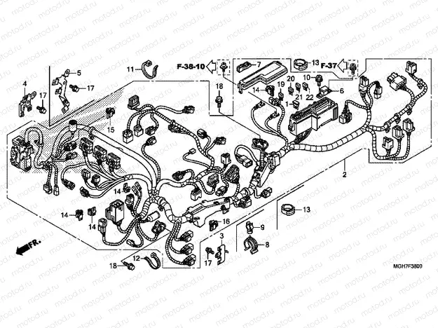 F-38 WIRING HARNESS