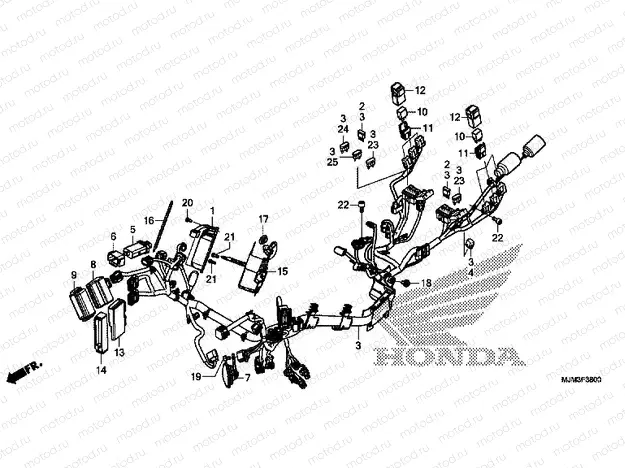 F-38 WIRING HARNESS