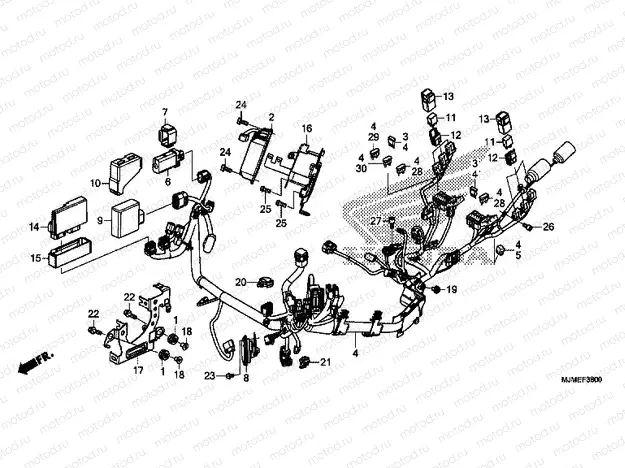 F-38 WIRING HARNESS