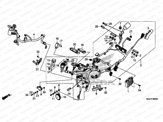 F-38 WIRING HARNESS