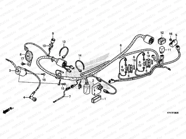 F-38 WIRING HARNESS