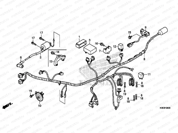 F-38 WIRING HARNESS
