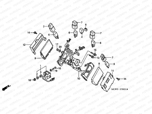F-39-1 ENGINE HOUSING (VFR800A)