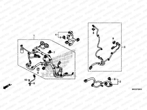F-39-10 SUB HARNESS