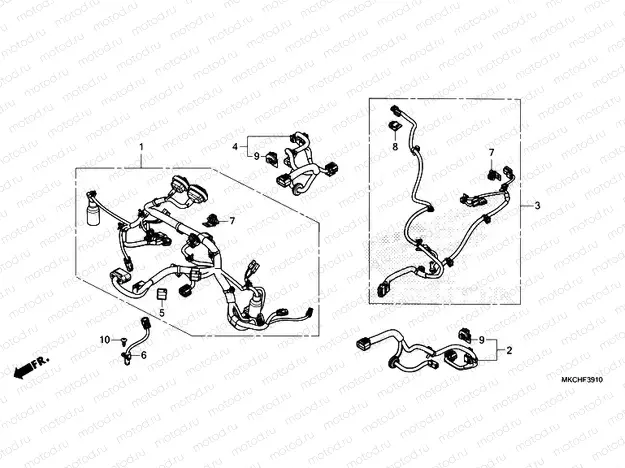 F-39-10 SUB HARNESS