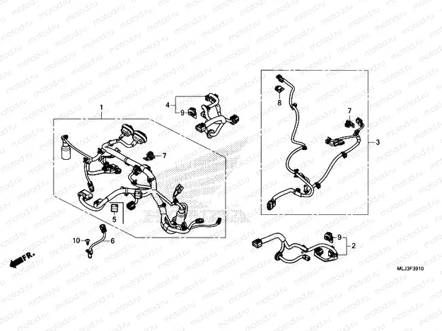 F-39-10 SUB HARNESS