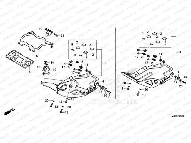 F-39-30 SKID PLATE