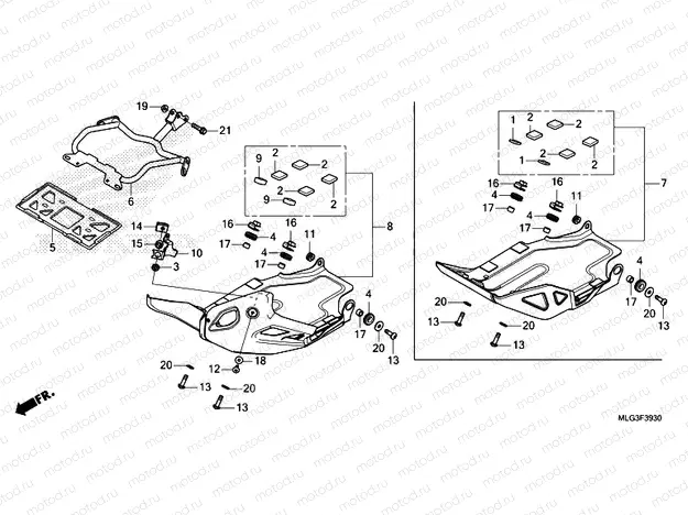 F-39-30 SKID PLATE