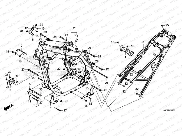 F-39 FRAME BODY